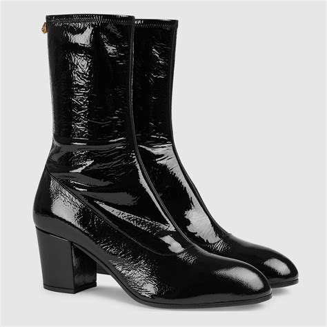 gucci patent boot|gucci patent leather shoes men's.